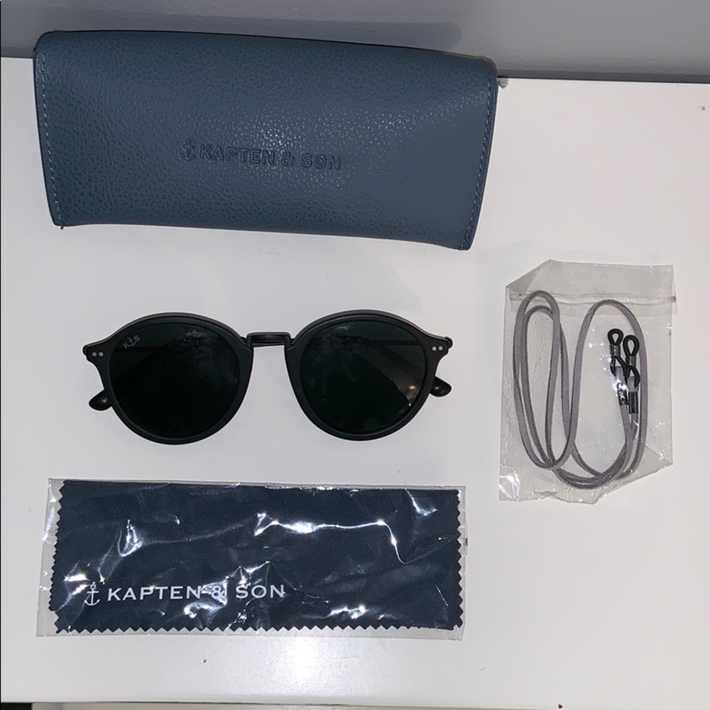 Kapten & Son Maui Matte Black Sunglasses